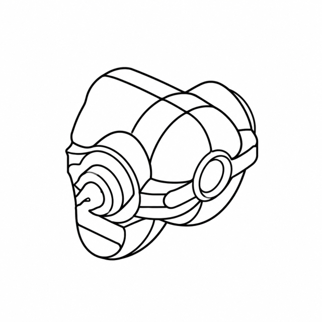 Adapter interlock, z500, cast locating splines