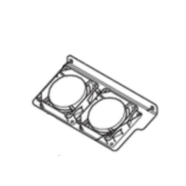 Platta fan ext. pg 2x80