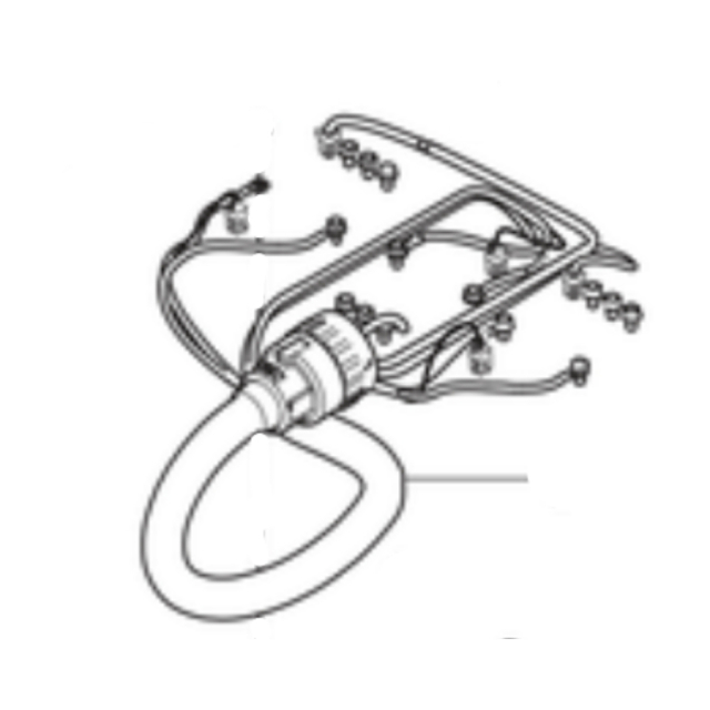 Wiring assy cutting deck w400