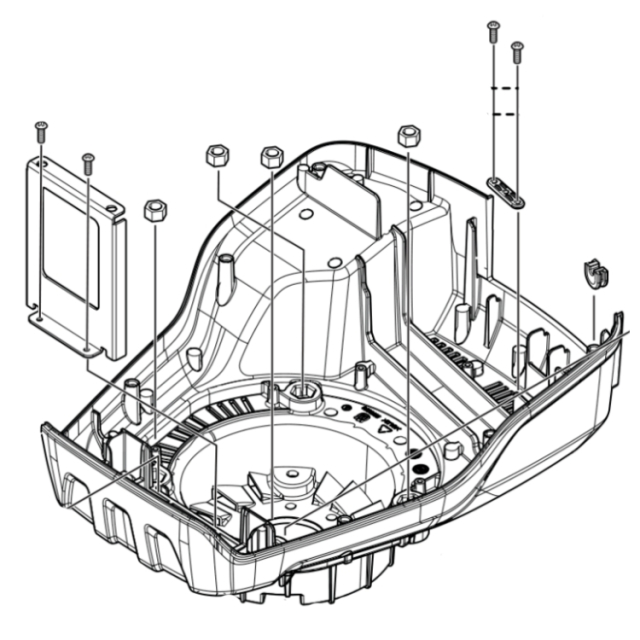COVER BOTTOM PLASTIC KIT