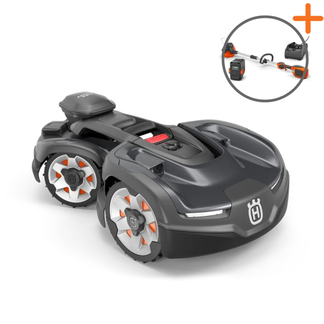 Husqvarna Automower® 435X AWD Nera Robotgräsklippare | Batteritrimmer på köpet!