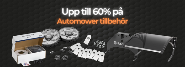 Automower tillbehör upp till 60%