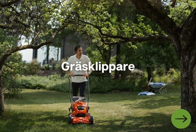 Gräsklippare - bensin och batteridrivna