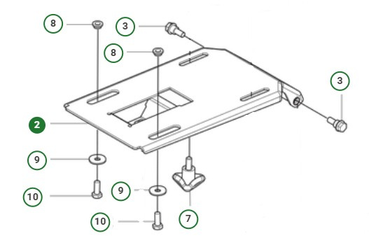 SEAT BRACKET ASSY 200-300 SERI