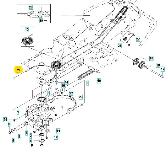 Styrvajer Rider 11, 13, 15, 16, 18, 213C, 214T, 214TC, 216, 318  mfl
