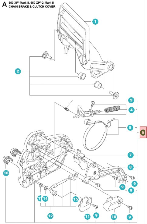 Kopplingskåpa 550XP, 560XP