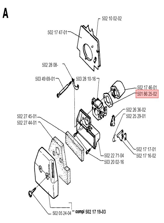 Förgasarpackning 5018625-02
