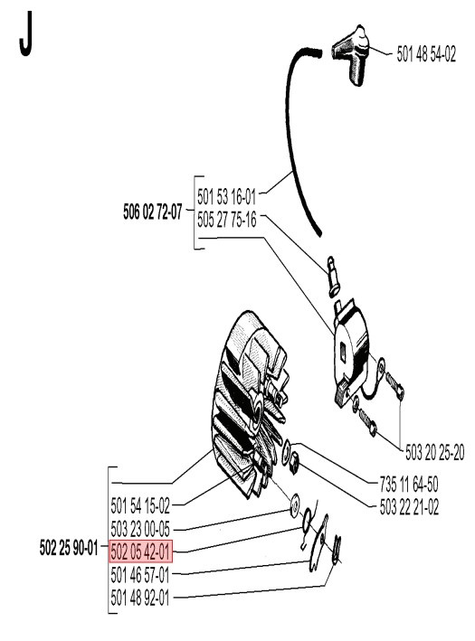 Fjäder Medbringarehake 5020542-01