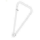 Handle assy upper grey Handle assy upper grey