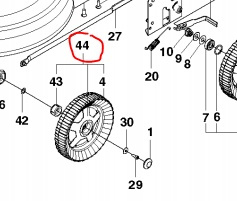 Drivhjul Five Plåtfälg, Röd