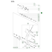 Hävarm kpl. support roller spare part Hävarm kpl. support roller spare part