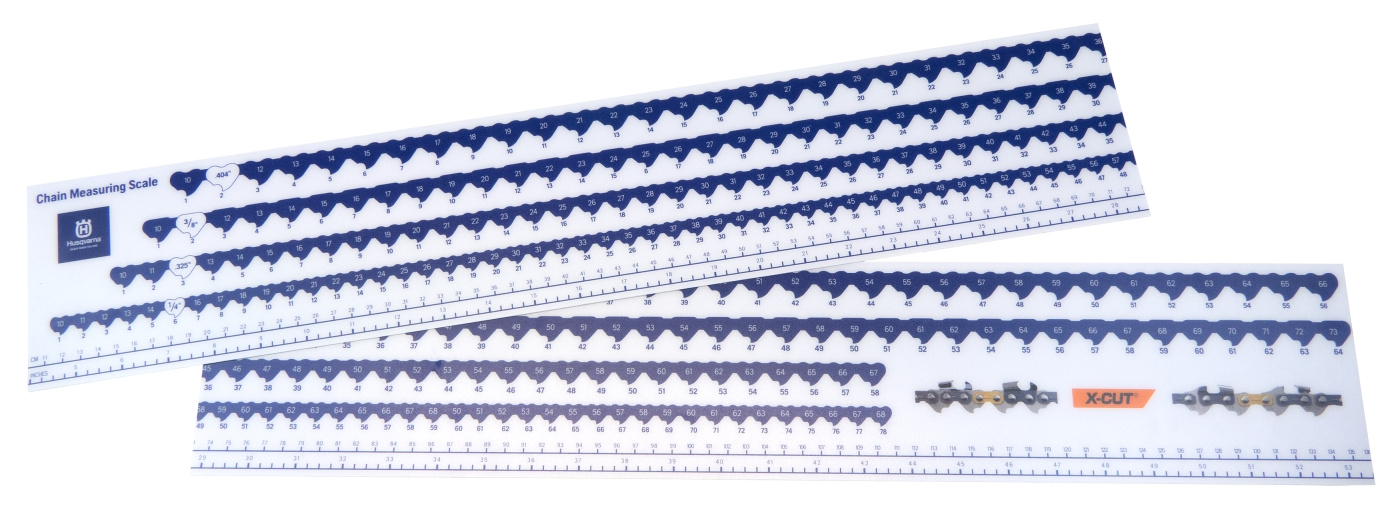 Chain measuring scale