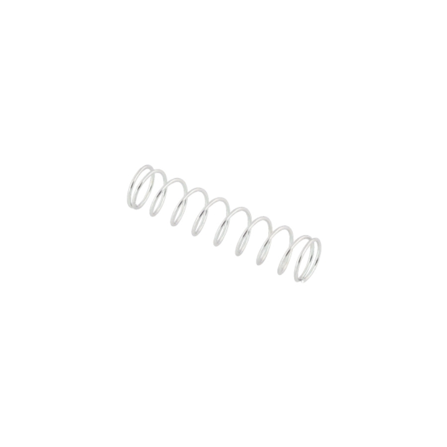 Spring compression clear zinc