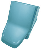 Funnel Neck, Blue Funnel Neck, Blue