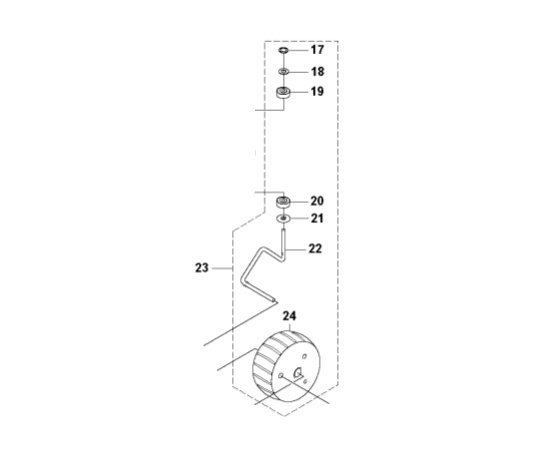 Framhjulssats 6mm 220AC, 230ACX, Solar, R160 (2010-)