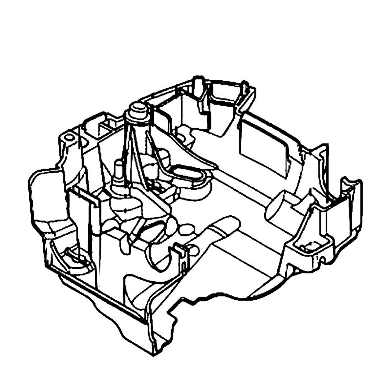 CARBURETTOR AREA BASE ASSY 555