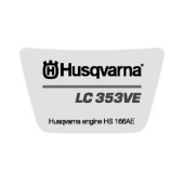 Decal model lc 353VE Decal model lc 353VE