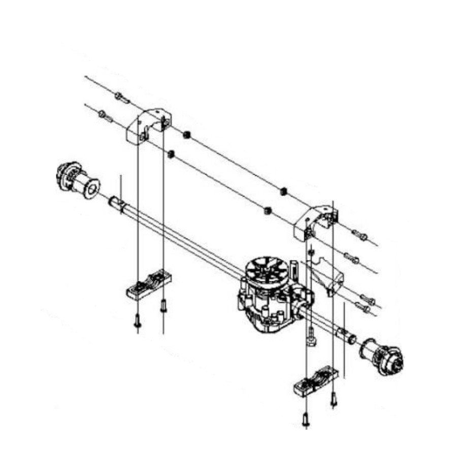 Transmission kit rear transmis