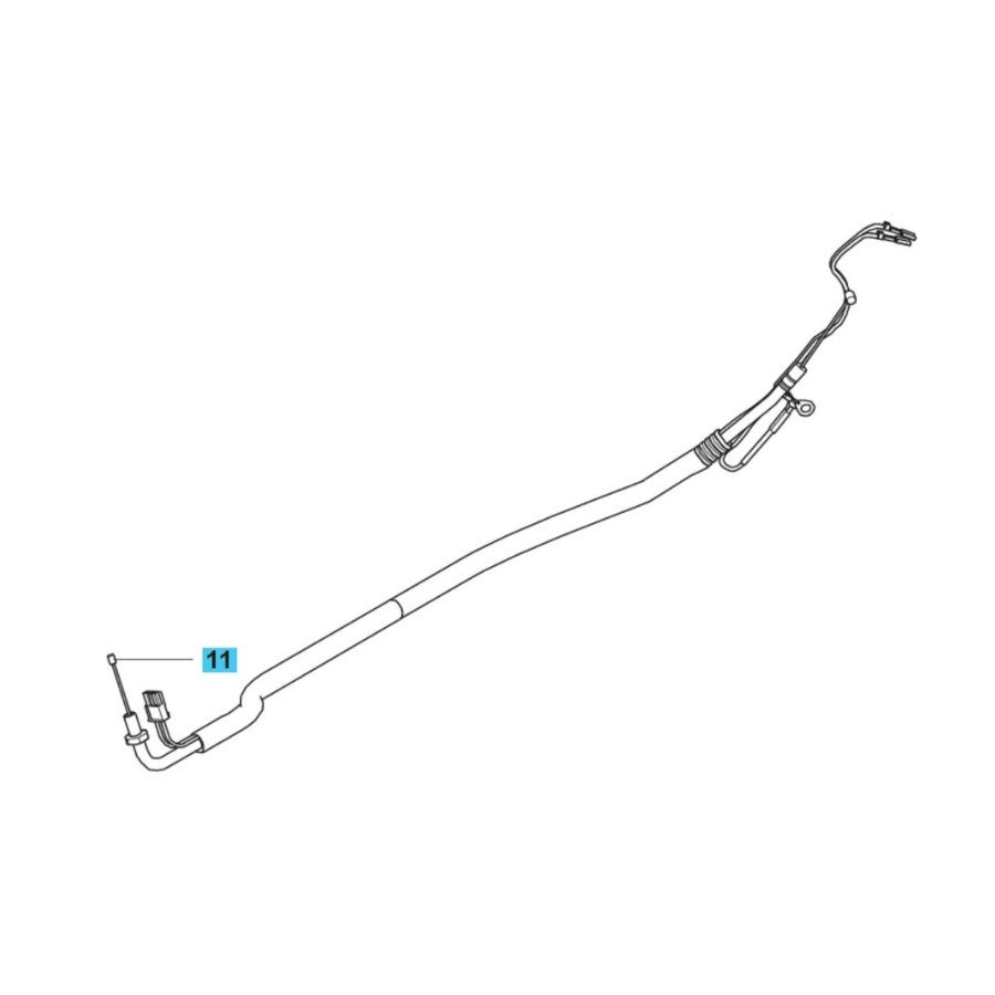 THROTTLE CABLE ASSY THROTTLE W