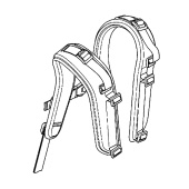 Harness assy shoulder strap hv Harness assy shoulder strap hv