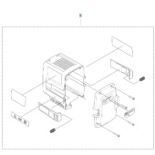 Skal till Husqvarna BLi200 batteri Skal till Husqvarna BLi200 batteri