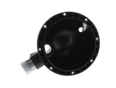 Pump cap with 2 stainless steel threads Pump cap with 2 stainless steel threads