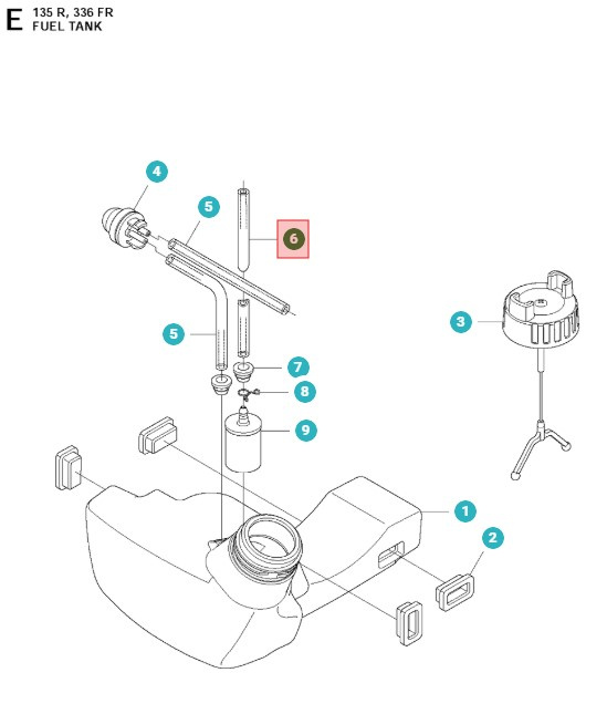 Bränsleslang 5370523-01