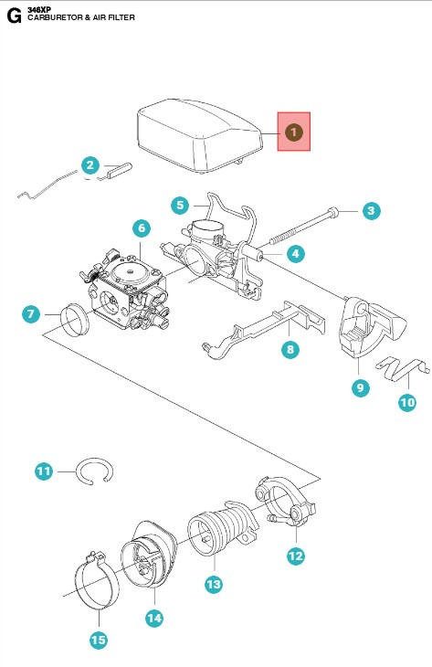 Luftfilter 80 My 346XP/353