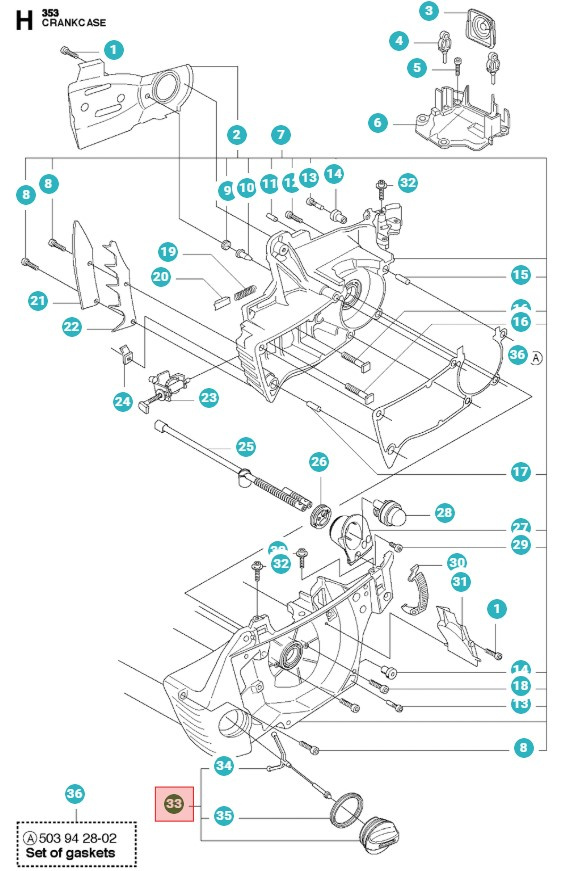 Tanklock - olja 5372815-02