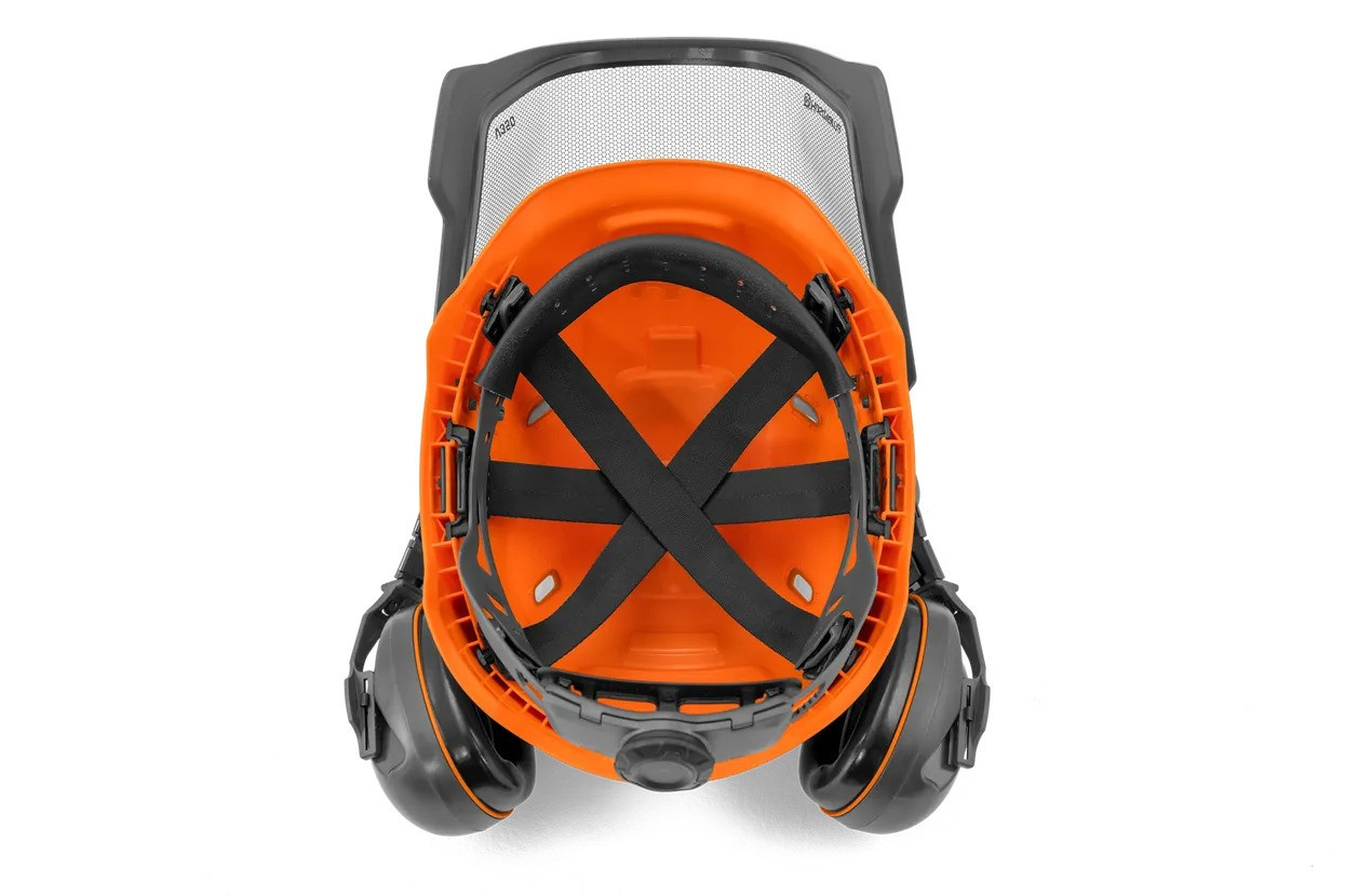 Husqvarna skogshjälm, Technical, orange fluorescerande