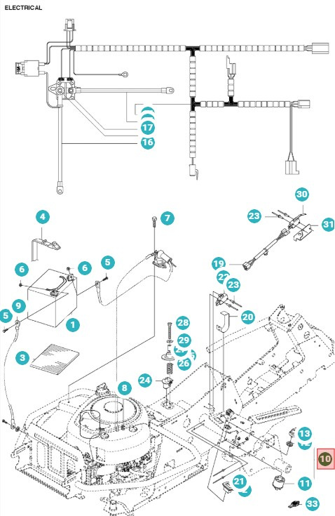 Tändningsströmbrytare Rider