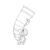 Inlet pipe assy air filter Inlet pipe assy air filter