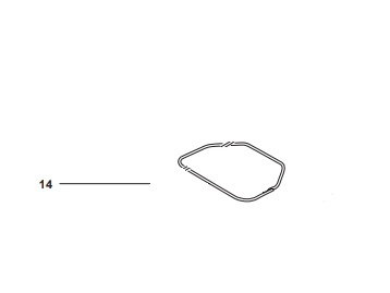 Tätningslist Display / Klippsystem 305E, 310, 315, 315X, 320, 430X, 450X Nera