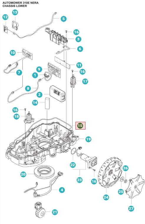 Tätningslist chassi 305E, 310, 315, 315X, 310E, 405XE, 410XE, Sileno