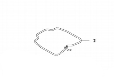 Tätningslist övre främre chassi 435X
