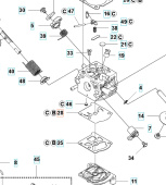 Membran 345FR, 545FR, 545FX, 545RX, 550XP, CS2245 Membran 345FR, 545FR, 545FX, 545RX, 550XP, CS2245