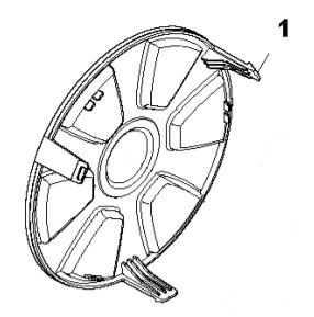 Navkapsel Gardena R38Li-R80Li, Flymo 1200R