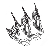 Auger 14In,Ribbon,30,Ls,Rh Ms4 Auger 14In,Ribbon,30,Ls,Rh Ms4