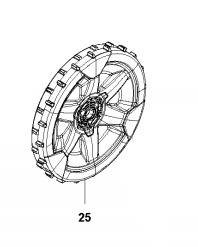 Drivhjul grå 320, 420, 440