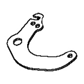 Bellcrank Drive Black Zinc Pla Bellcrank Drive Black Zinc Pla