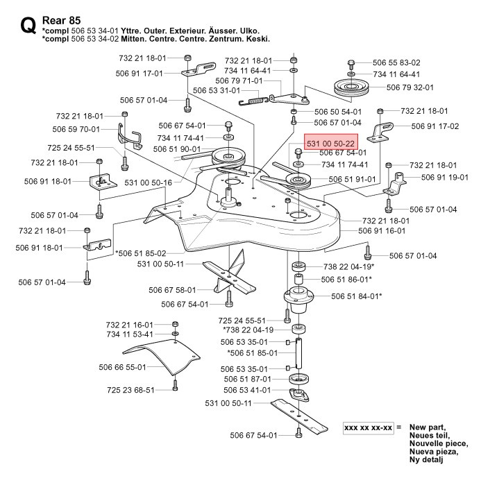 Drivrem aggregat Rider 13H, 11, 850, FR13, FR2113A