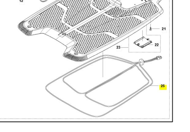 Antenn laddplatta Automower 310, 315, 315X