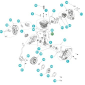 Kolv Kit Husqvarna 129R, 129C, 129LK, 325R Kolv Kit Husqvarna 129R, 129C, 129LK, 325R