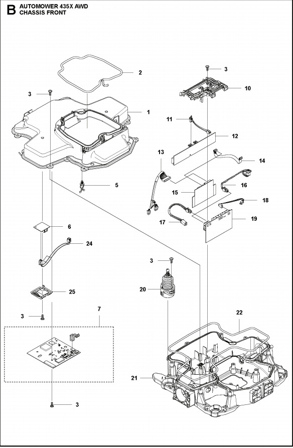 Kretskort slingsensor