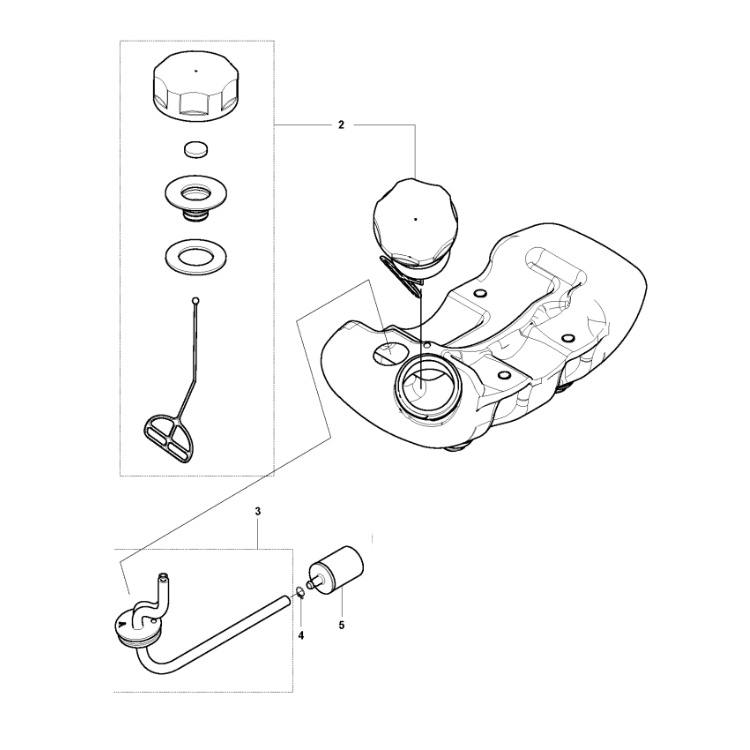 Bränsletank Komplett