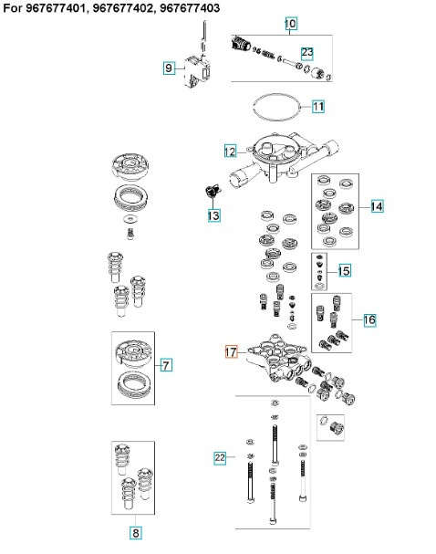 Cylinder Block With M8X10 Hex