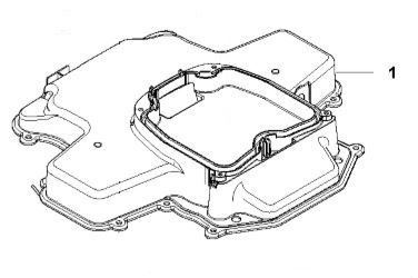 Kåpa främre övre chassi