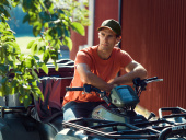 Husqvarna Xplorer T-shirt Kortärmad Bronsorange UNISEX Husqvarna Xplorer T-shirt Kortärmad Bronsorange UNISEX