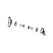 Chute deflector wingnut Chute deflector wingnut