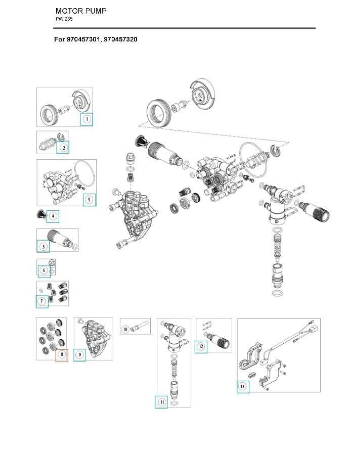 Thrust Collar Water Kit